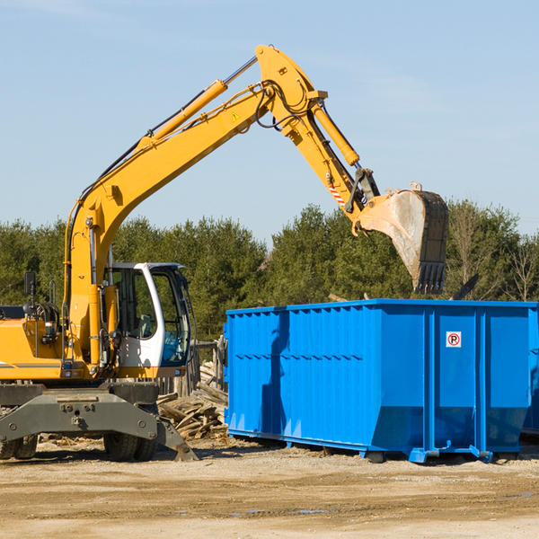 what are the rental fees for a residential dumpster in West End NY